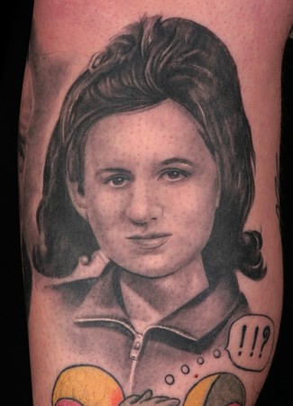 Tattoos - Stephane Chaudesaigues - Black and Grey Portrait.st�phane chaudesaigues. tattoo. tatouage.paris. avignon.